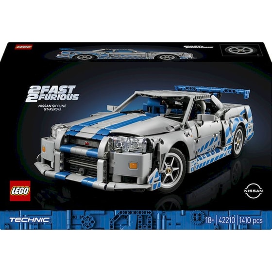 LEGO® Technic 2 Fast 2 Furious Αυτοκίνητο Nissan Skyline GT-R (R34) (42210) image 0