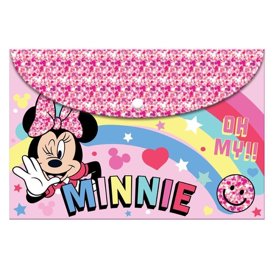 Φάκελος Διακάκης με Κουμπί A4 Minnie Mouse image 0