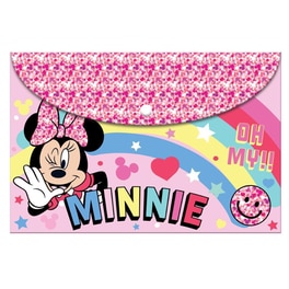 Φάκελος Διακάκης με Κουμπί A4 Minnie Mouse