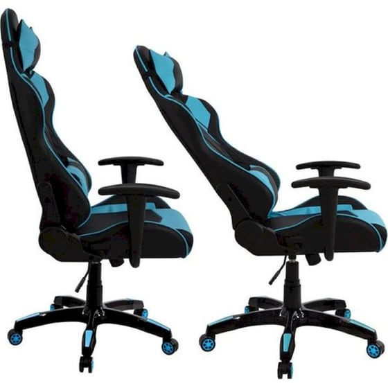 Καρέκλα Gaming ArteLibre Κυλλήνη από Τεχνητό Δέρμα - Γαλάζια/Μαύρη image 2