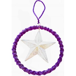 Χριστουγεννιάτικο Διακοσμητικό Στεφάνι Feelboho Αστέρι Ξύλινο