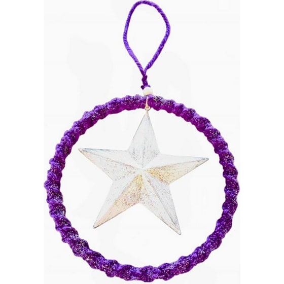Χριστουγεννιάτικο Διακοσμητικό Στεφάνι Feelboho Αστέρι Ξύλινο image 0
