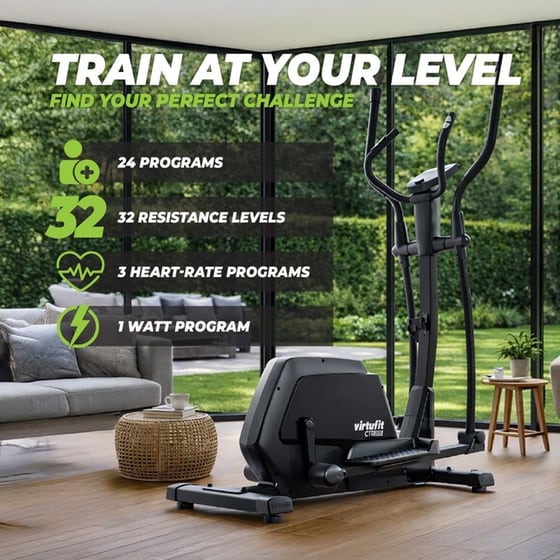 VIRTUFIT CTR200I Ελλειπτικο Μηχάνημα Μαγνητικό Μαύρο image 5
