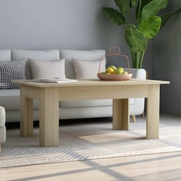 Τραπεζάκι Σαλονιού VidaXL από Μοριοσανίδα 100x60x42cm - Καφέ