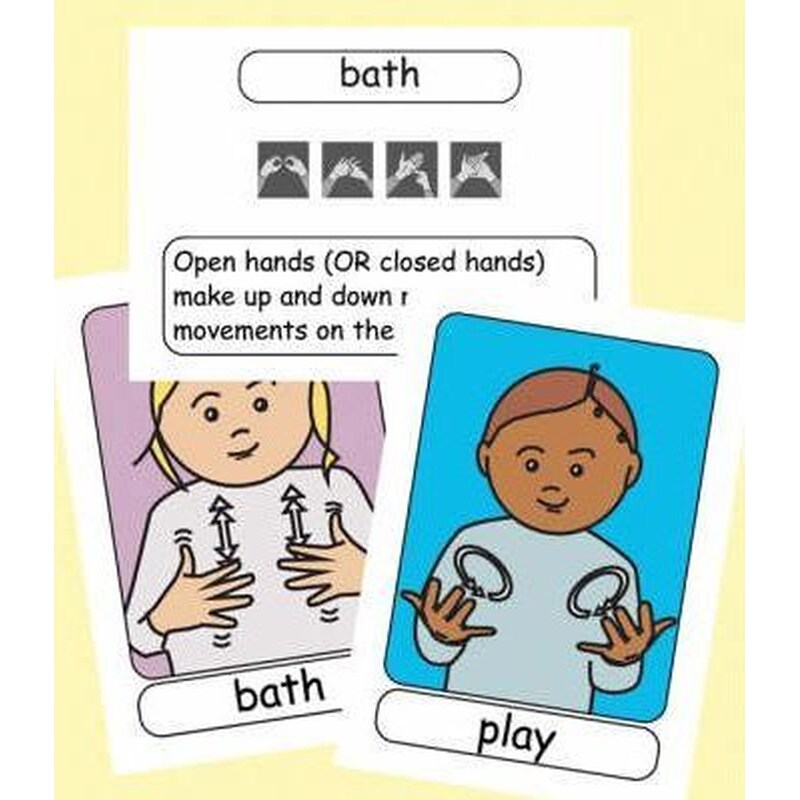 Lets Sign BSL Flashcards: Early Years and Baby Signs (British Sign Language)