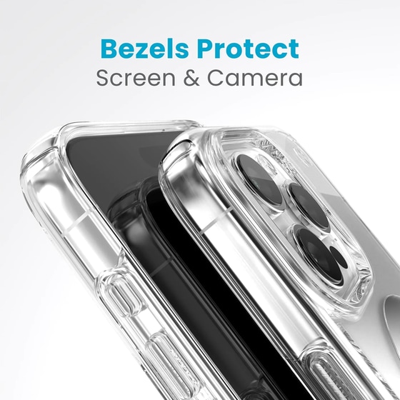 Θήκη Apple iPhone 15 Pro Max - Speck Presidio Perfect-Clear MagSafe - Clear/Chrome image 4
