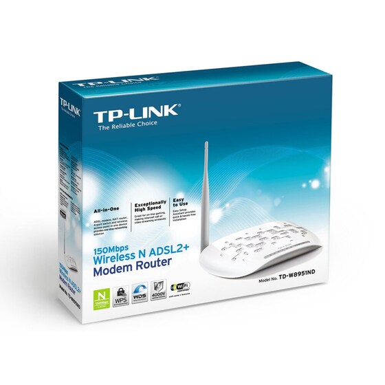 NTW MDM/RTR TP-LINK TD-W8951ND WRL 150MB image 3