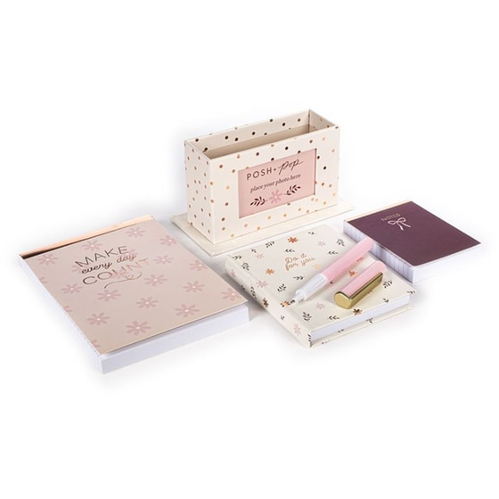 Desk Organizer Posh+Pop Rose Gold image 1