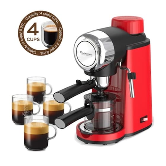 TURBOTRONIC TT-CM24 800W 3.5bar Μηχανή Espresso image 4