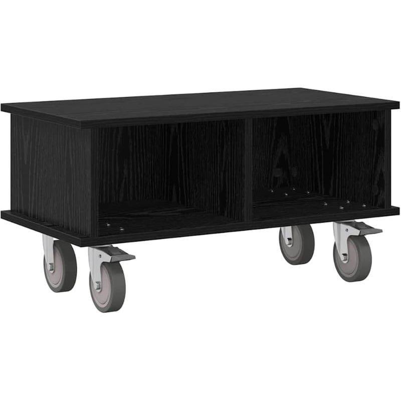 Έπιπλο Τηλεόρασης VidaXL 68 x 35 x 35 cm - Μαύρη Οξιά