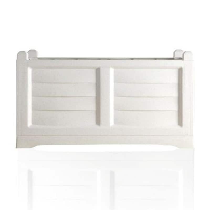 BAMA Bama Italy Θήκη Ζαρντινιέρας Βαρέως Τύπου 80x43x42cm 120lt Λευκή