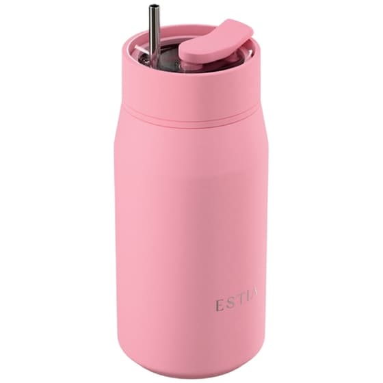 Μπουκάλι Θερμός Estia Lens Save The Aegean Rose με Καλαμάκι 360 ml image 2