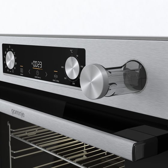GORENJE BSA6737E15X 77 Lt Inox Εντοιχιζόμενος Φούρνος Άνω Πάγκου image 3