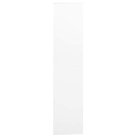 Ντουλάπα Γραφείου VidaXL από Ατσάλι 90x40x180 cm - Λευκό image 3