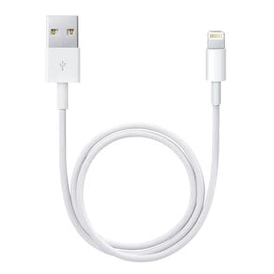 Καλώδιο δεδομένων Powertech cab-u083 Regular Usb to Lightning 1m - White image 0
