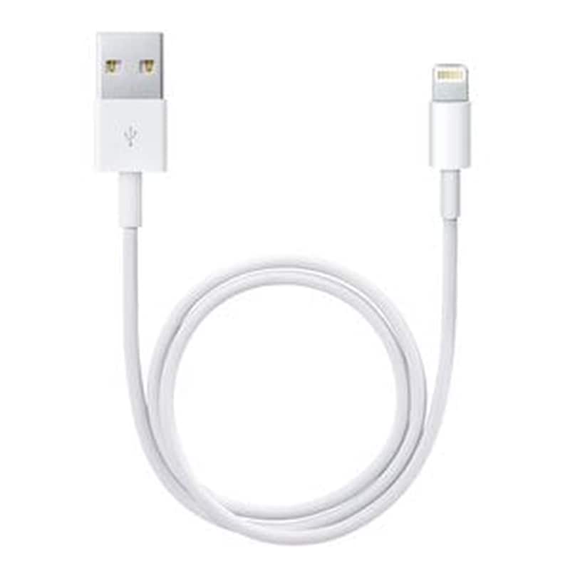 Καλώδιο δεδομένων Powertech cab-u083 Regular Usb to Lightning 1m - White POWERTECH