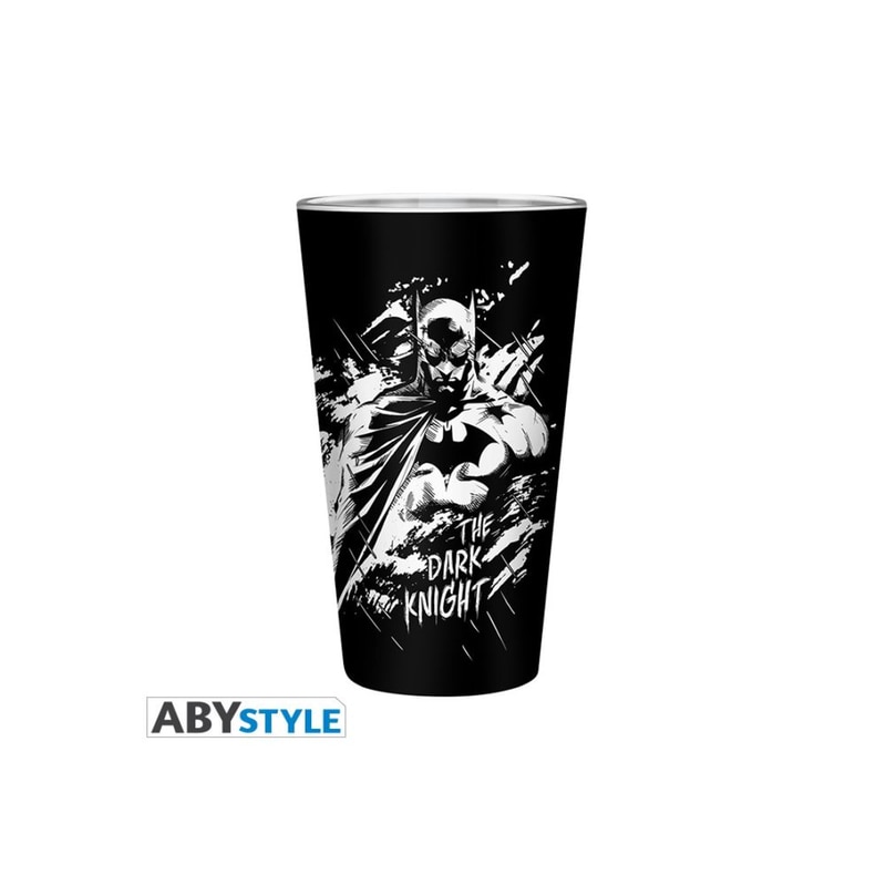 ABYSSE CORP Ποτήρι Γυάλινο Abysse Corp DC Comics Batman 500 ml - Μαύρο