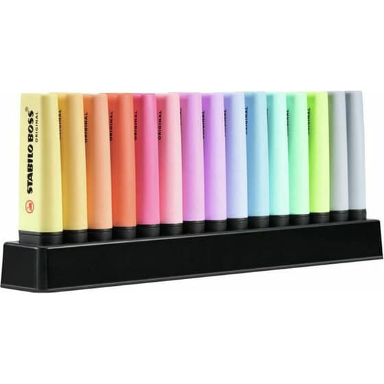 Stabilo Boss Deskset Μαρκαδόροι Υπογράμμισης Pastel (15 Τεμάχια) image 1