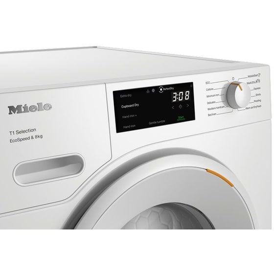 MIELE TSC643WP EcoSpeed 8 kg με Αντλία Θερμότητας Λευκό με WiFi Στεγνωτήριο Ρούχων image 3