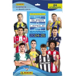 Panini Αυτοκόλλητα Superlague 2025 Starter Pack Άλμπουμ και Αυτοκόλλητα