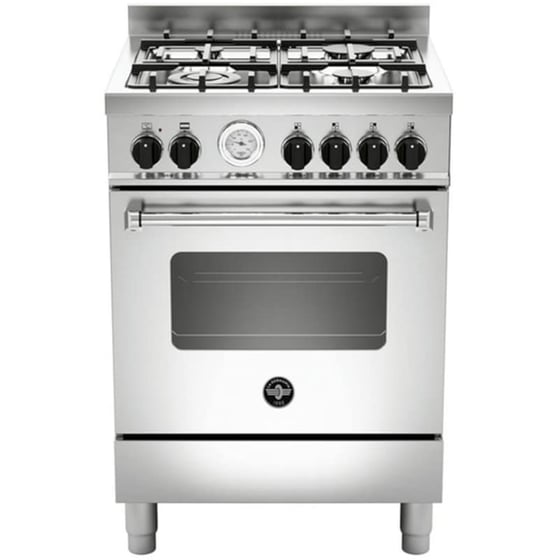 LA GERMANIA AMN664EXT (GPL) 56 Lt Inox Κουζίνα Μεικτή Υγραερίου image 0