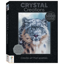 Crystal Creations Wild Snow Leopard