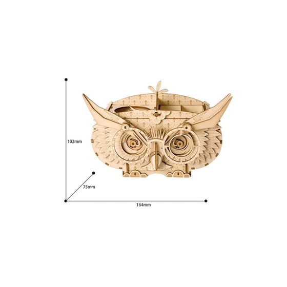 3D Παζλ Owl Storage Box image 1