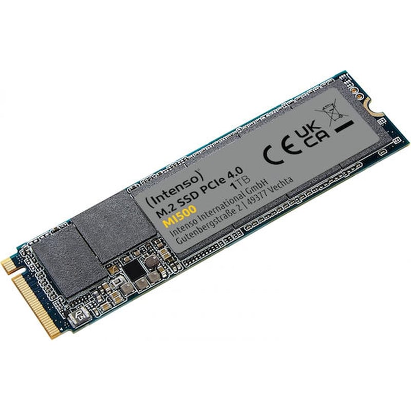 INTENSO Εσωτερικός Σκληρός Δίσκος SSD Intenso MI500 3836460 1TB M.2 PCIe Gen3x4 NVMe 1.3