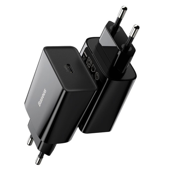 Φορτιστής Πρίζας Baseus Ccfs-sn01 Speed Mini Usb-C 20W 3A - Black image 2
