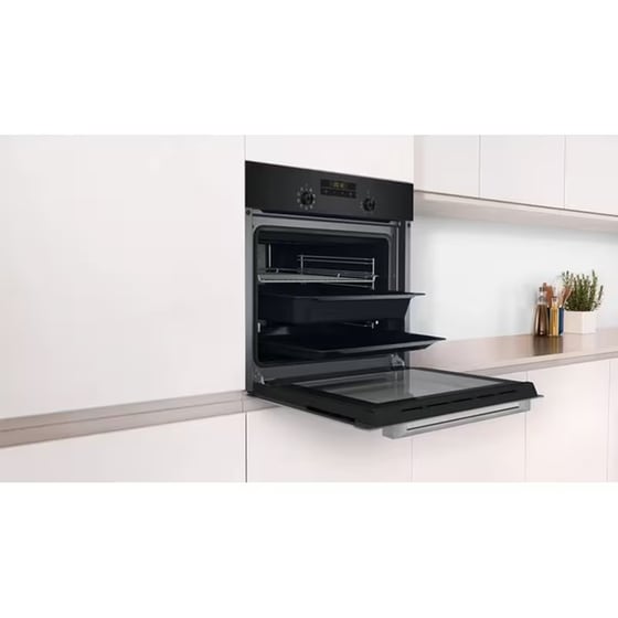 PITSOS CRE611S06 & PH12M41B0 66 Lt Μαύρο Εντοιχιζόμενος Σετ Φούρνος και Εστία image 5