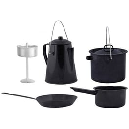 Esschert Design Σετ Μαγειρέματος Εξωτερ. Χώρου 4 Τεμαχίων Μαύρο Ff215