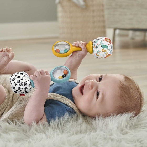 Fisher-Price Κουδουνίστρες Μαράκες 2 Τμχ (HMF34) image 2