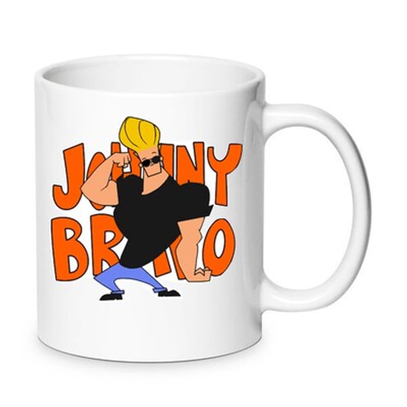 OEM Κούπα Johny Bravo Νo4 Κεραμική 330 ml - Λευκό