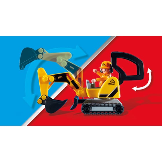 PLAYMOBIL® City Action Εργασίες οδοποιίας (71045) image 6