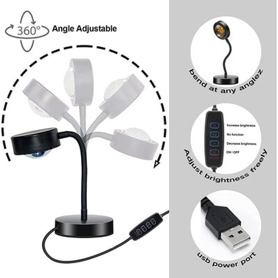 Διακοσμητικό Φωτιστικό Sunset Projector Lamp - Πολύχρωμο image 2
