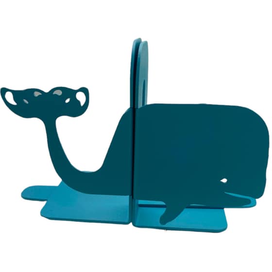 Βιβλιοστάτης&nbsp;Hoopladoo&nbsp;Φάλαινα&nbsp;Τιρκουαζ image 0