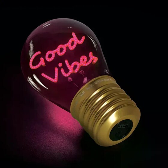 Λάμπα Γραφείου Legami Σχέδιο Good Vibes image 3