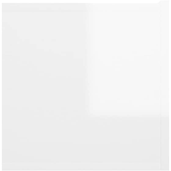 Ράφια Τοίχου VidaXL από Μοριοσανίδα 60x30x30 cm 2 Τμχ - Γυαλιστερό Λευκό image 6