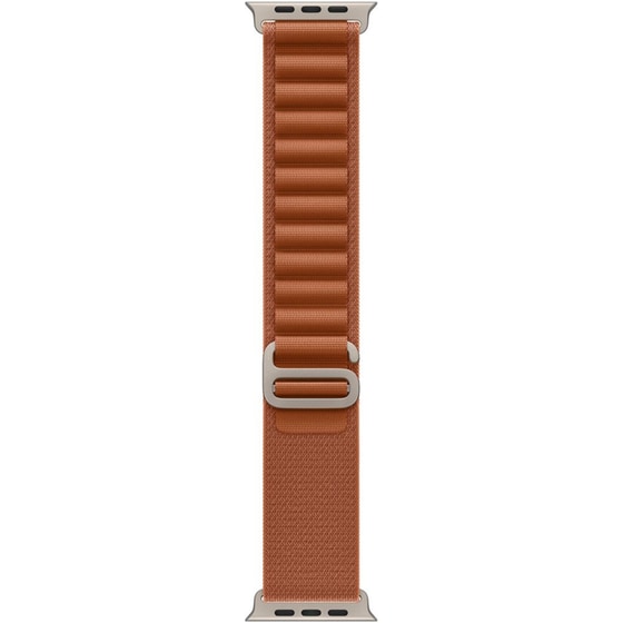 Λουράκι Apple Alpine Loop S για Apple Watch 49mm - Terra Cotta with Natural Titanium Finish image 0
