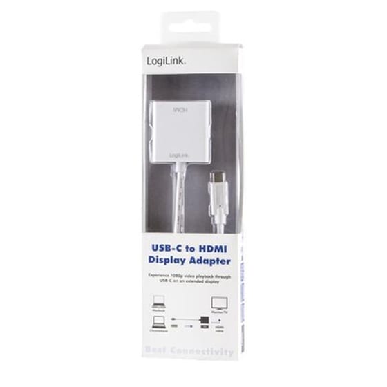 Αντάπτορας Logilink USB-C male σε HDMI female Λευκό image 2