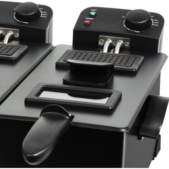 TURBOTRONIC TT-DF2 με Καπάκι 3600 W 6 L Μαύρο Φριτέζα Λαδιού image 8