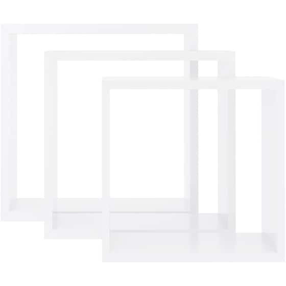 Ράφια Τοίχου VidaXL από MDF 30x10x30 cm 3 Τμχ - Λευκό image 3