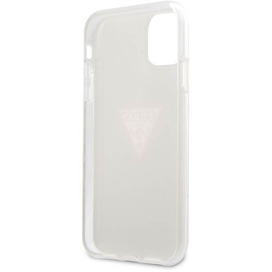 Θήκη Apple iPhone 11 Pro - Guess Triangle Logo Collection - Clear / Silver image 3