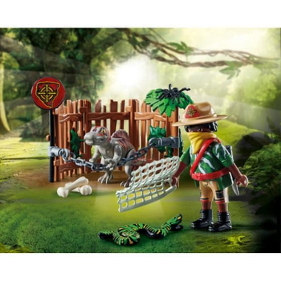 PLAYMOBIL® Dino Rise Μωρό Σπινόσαυρος και Λαθροκυνηγός (71265) image 6