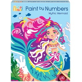 Σετ Ζωγραφικής HappiHobbi Paint By Numbers Mythical Mermaid