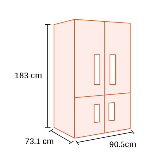 BOSCH KFD96APEA Full No Frost 574 Lt - Brushed Steel Anti-Fingerprint Ψυγείο Ντουλάπα image 1