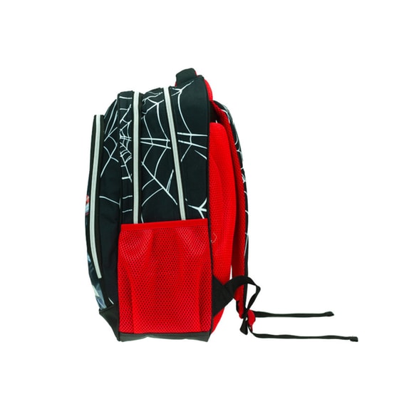 Τσάντα Πλάτης Δημοτικού Οβάλ Gim Spiderman Black City image 1