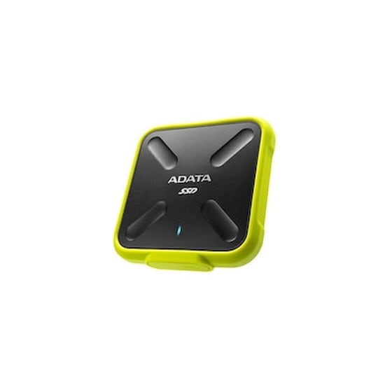 Adata Portable Sd700 512gb Ssd, Usb3.1, 440mbps (read)/430mbps (write), Black-yellow  (asd700-512gu3 image 0