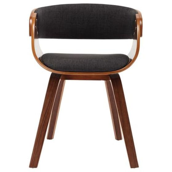 Καρέκλες Τραπεζαρίας Vidaxl από Λυγισμένο Ξύλο και Ύφασμα 4 Τμχ - Γκρι image 2