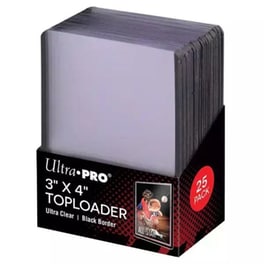 Ultra ProBlack Border Toploaders 3"x4" (63x88mm) 25 Τμχ